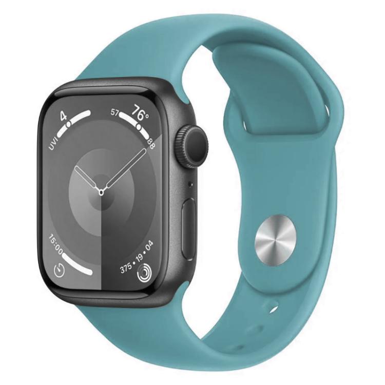 سوار ساعة رياضي من السيليكون بلون موحد من xDfind، لساعات Apple Watch بمقاسات 46مم / 49مم / 45مم / 44مم، لساعات Apple Watch بمقاسات 42مم / 41مم / 40مم / 38مم