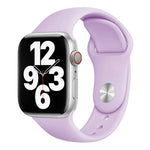 سوار ساعة رياضي من السيليكون بلون موحد من xDfind، لساعات Apple Watch بمقاسات 46مم / 49مم / 45مم / 44مم، لساعات Apple Watch بمقاسات 42مم / 41مم / 40مم / 38مم
