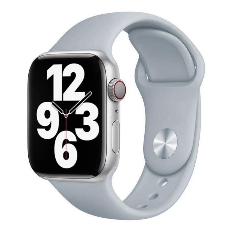 سوار ساعة رياضي من السيليكون بلون موحد من xDfind، لساعات Apple Watch بمقاسات 46مم / 49مم / 45مم / 44مم، لساعات Apple Watch بمقاسات 42مم / 41مم / 40مم / 38مم