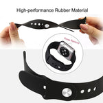سوار ساعة رياضي من السيليكون بلون موحد من xDfind، لساعات Apple Watch بمقاسات 46مم / 49مم / 45مم / 44مم، لساعات Apple Watch بمقاسات 42مم / 41مم / 40مم / 38مم