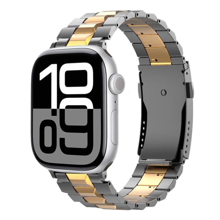 T-shaped Turtle Buckle Detachable Titanium Watch Band, For Apple Watch 46mm / 49mm / 45mm / 44mm, For Apple Watch 42mm / 41mm / 40mm / 38mm