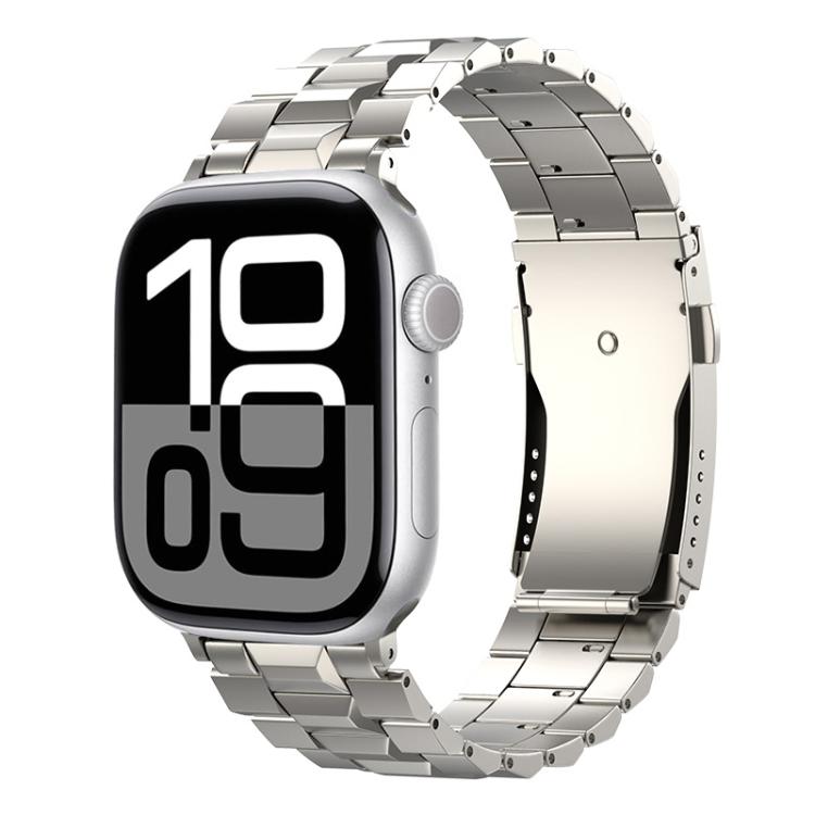 T-shaped Turtle Buckle Detachable Titanium Watch Band, For Apple Watch 46mm / 49mm / 45mm / 44mm, For Apple Watch 42mm / 41mm / 40mm / 38mm