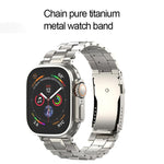 T-shaped Turtle Buckle Detachable Titanium Watch Band, For Apple Watch 46mm / 49mm / 45mm / 44mm, For Apple Watch 42mm / 41mm / 40mm / 38mm