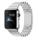 سوار ساعة من الفولاذ المقاوم للصدأ بحبة واحدة من xDfind، لساعات Apple Watch بمقاسات 46مم / 49مم / 45مم / 44مم، لساعات Apple Watch بمقاسات 42مم / 41مم / 40مم / 38مم
