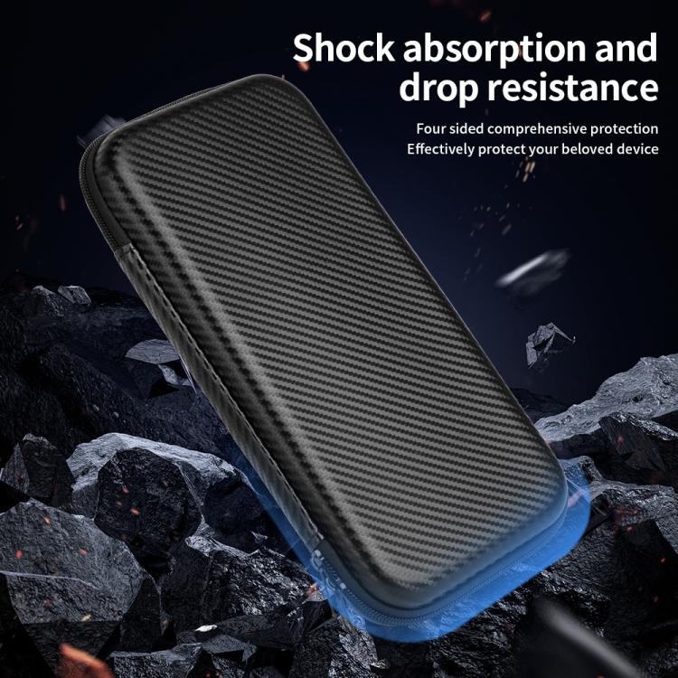 Carbon Fiber Full Cover Shockproof Storage Bag, For Nintendo Switch 2
