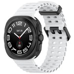 xDfind Ocean Hole Dual Buckle Silicone Watch Band, For Samsung Galaxy Watch Ultra 47mm / Ultra 2025