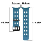 xDfind Ocean Hole Dual Buckle Silicone Watch Band, For Samsung Galaxy Watch Ultra 47mm / Ultra 2025