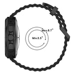 xDfind Ocean Hole Dual Buckle Silicone Watch Band, For Samsung Galaxy Watch Ultra 47mm / Ultra 2025