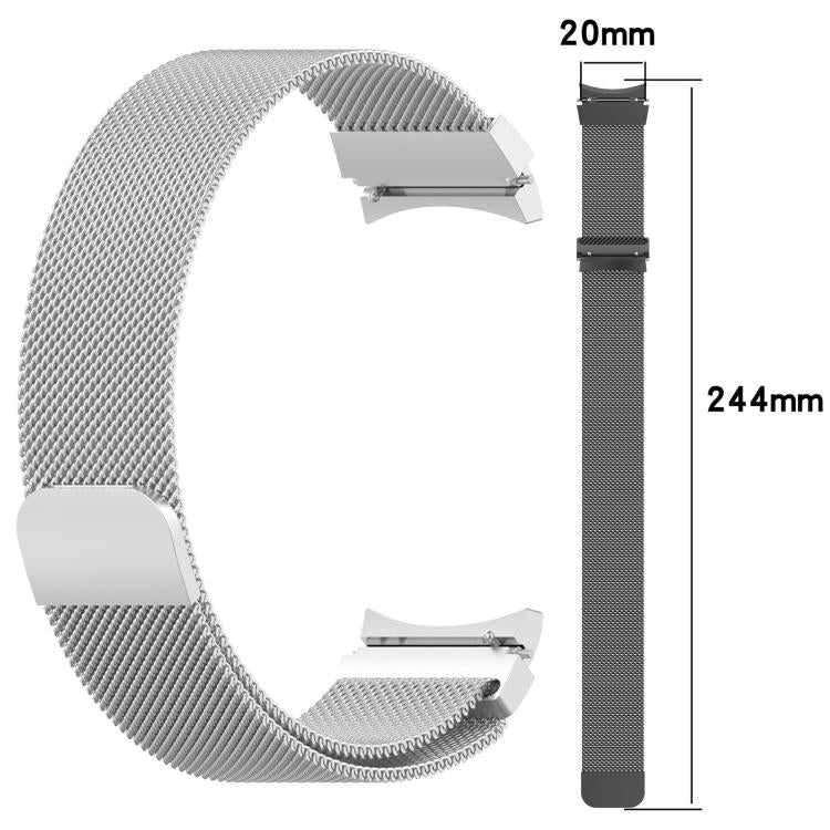 xDfind Milan Magnetic Quick Release Stainless Steel Watch Band, For Samsung Galaxy Watch7 / FE / 6 / 5 / 4
