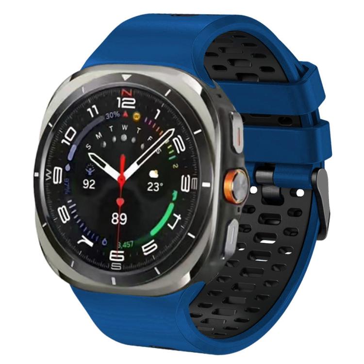 Two Color Silicone Breathable Watch Band, For Samsung Galaxy Watch Ultra 47mm / Ultra 2025