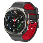Two Color Silicone Breathable Watch Band, For Samsung Galaxy Watch Ultra 47mm / Ultra 2025