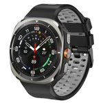 Two Color Silicone Breathable Watch Band, For Samsung Galaxy Watch Ultra 47mm / Ultra 2025