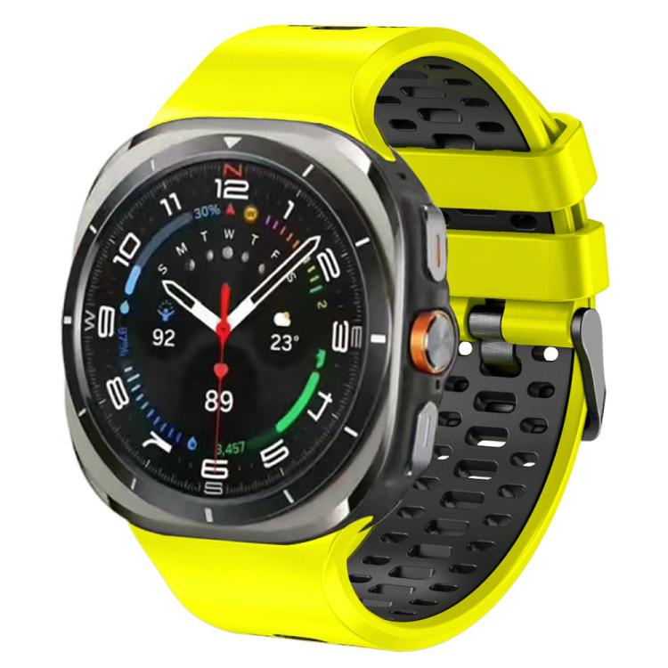 Two Color Silicone Breathable Watch Band, For Samsung Galaxy Watch Ultra 47mm / Ultra 2025