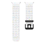 Dual Buckle Colorful Dots Silicone Watch Band, For Samsung Galaxy Watch Ultra 47mm / Ultra 2025