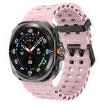 Dual Buckle Colorful Dots Silicone Watch Band, For Samsung Galaxy Watch Ultra 47mm / Ultra 2025