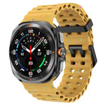 Dual Buckle Colorful Dots Silicone Watch Band, For Samsung Galaxy Watch Ultra 47mm / Ultra 2025