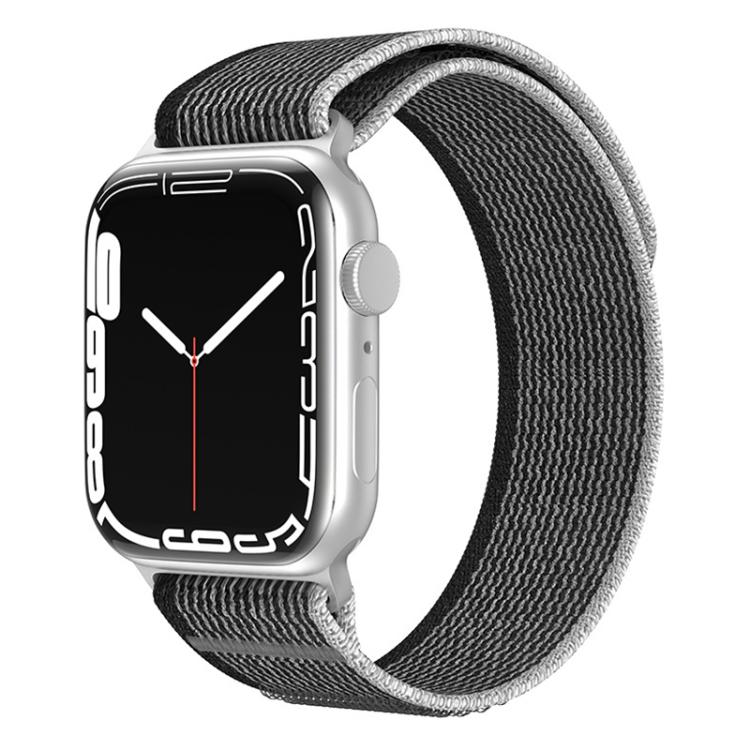 xDfind Zweiteiliges Nylon-Armband mit Schlaufe, für Apple Watch 46 mm / 49 mm / 45 mm / 44 mm, für Apple Watch 42 mm / 41 mm / 40 mm / 38 mm