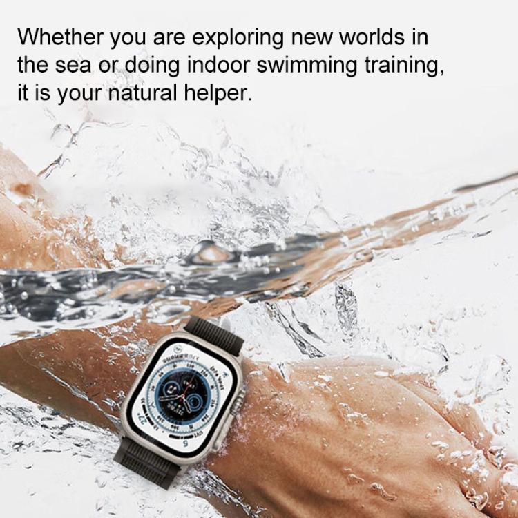 xDfind Dual-Section Loop Nylon Watch Band, For Apple Watch 46mm / 49mm / 45mm / 44mm, For Apple Watch 42mm / 41mm / 40mm / 38mm