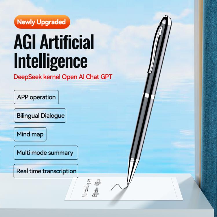 قلم تسجيل صوتي ذكي AI Q90A من JNN يدعم التحكم عبر التطبيق، 8GB، 16GB، 32GB، 64GB، 128GB