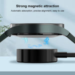 For Samsung Galaxy Watch Ultra / 7 / 6 / 5 Pro / 4 / 3 xDfind Aluminum Alloy Magnetic Charging Cable, USB-A, USB-C