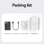 JNN A5 OLED Display Smart AI Magnetic Recorder Support APP Control, 8GB, 16GB, 32GB, 64GB, 128GB