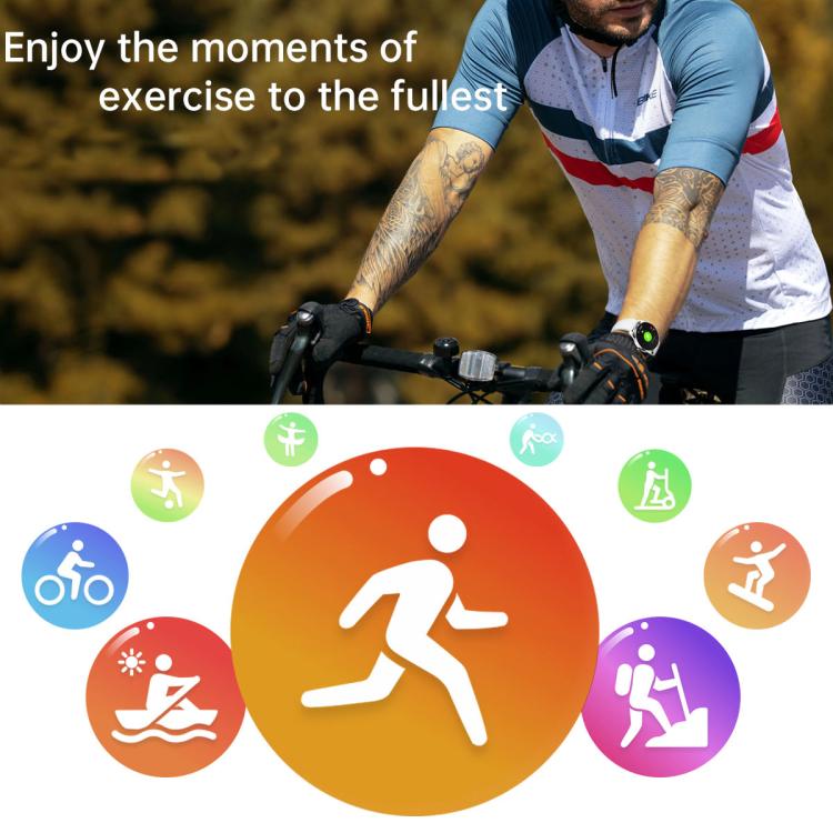 H77 1.43 inch AMOLED Screen Health & Fitness Smart Watch IP67 Waterproof Support BT Call