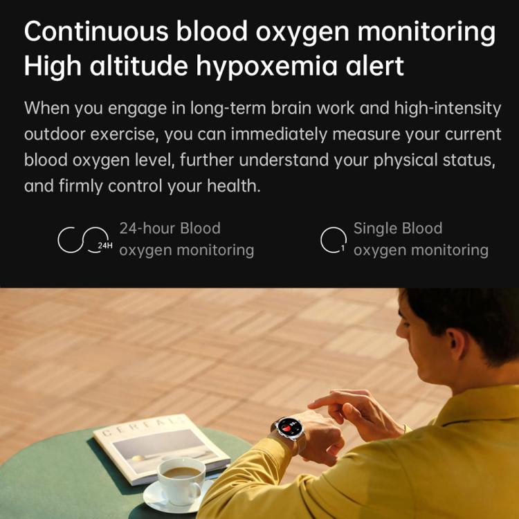 H78 1.43 inch AMOLED Screen Health & Fitness Smart Watch IP67 Waterproof Support BT Call