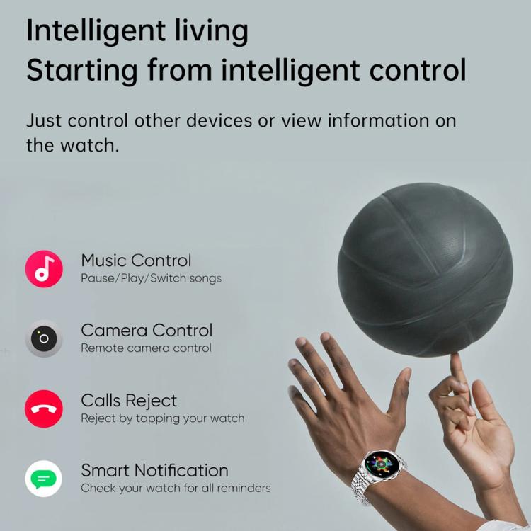 H78 1.43 inch AMOLED Screen Health & Fitness Smart Watch IP67 Waterproof Support BT Call