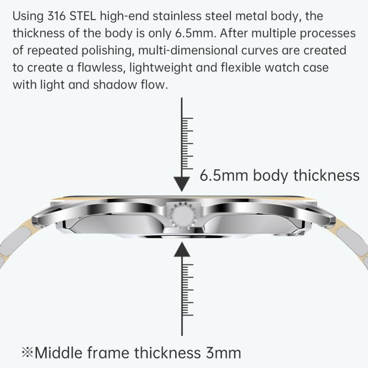 H78 1.43 inch AMOLED Screen Health & Fitness Smart Watch IP67 Waterproof Support BT Call