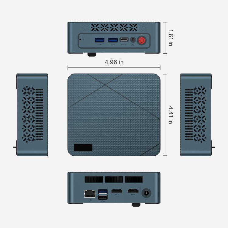 GXMO GN7 Windows 11 Mini PC, AMD Ryzen 5 3550H 4-Core Processor, 16GB+512GB