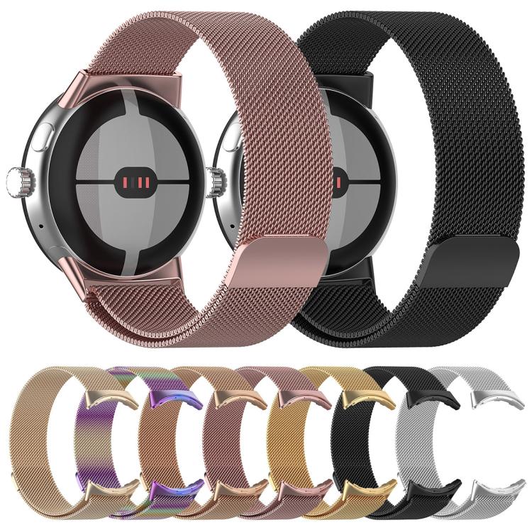 xDfind Milanese Metal Magnetic Watch Band, For Google Pixel Watch 4 / Watch 3 45mm, For Google Pixel Watch 4 / 3 / 2 / 1 41mm
