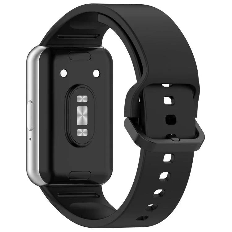 سوار ساعة من السيليكون بألوان صلبة مع إبزيم ملون xDfind، لسامسونج جالاكسي فيت3 SM-R390