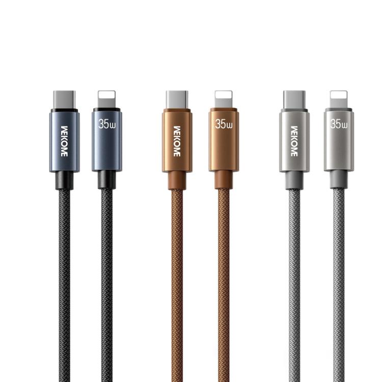 كابل بيانات شحن سريع WK WDC-65 PD35W من Type-C إلى 8 Pin، الطول: 1.2 متر، WDC-65