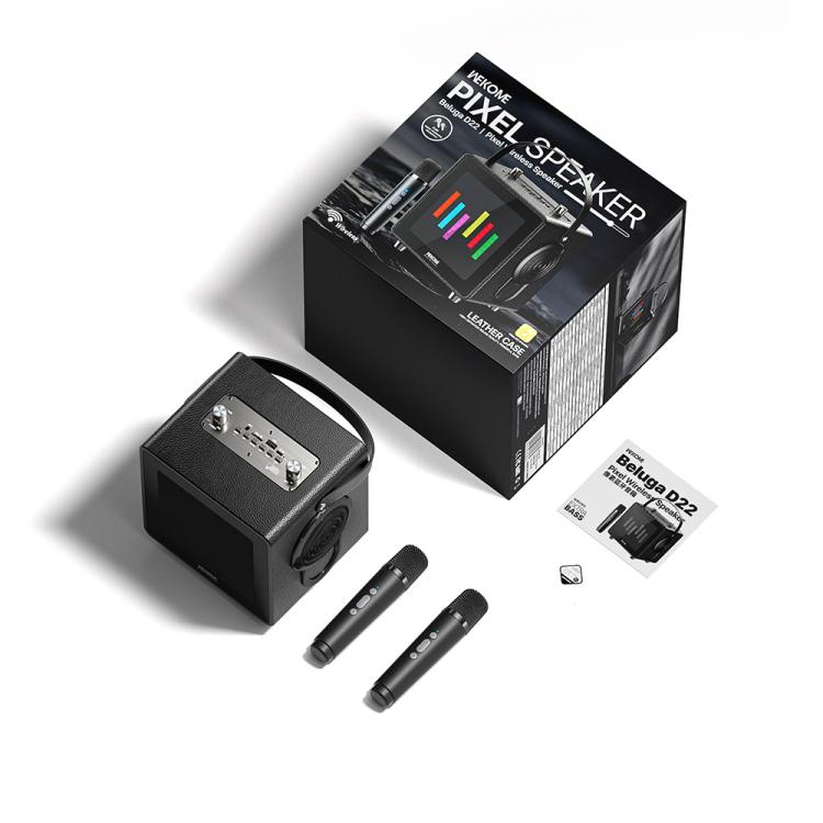 WK Beluga D22 Pixel Desktop Wireless Bluetooth Speaker