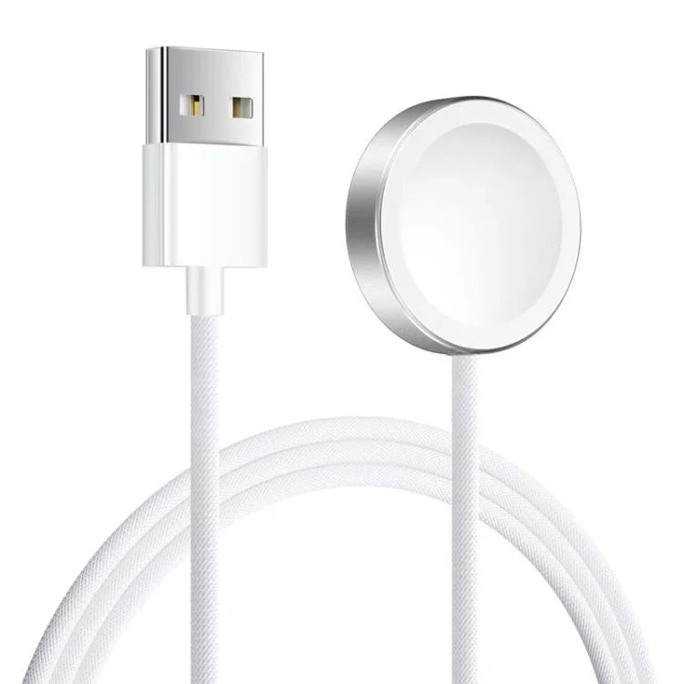 For Apple Watch Series xDfind Aluminum Alloy Shell Magnetic Wireless Watch Charger, Type-C, USB-A