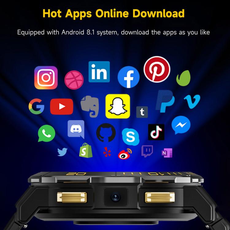 UNIWA DM300 4G Android Watch Phone, 1.43 inc Unisoc SL8541E Quad Core, Support Heart Rate / Blood Oxygen, 2GB+16GB, 4GB+64GB