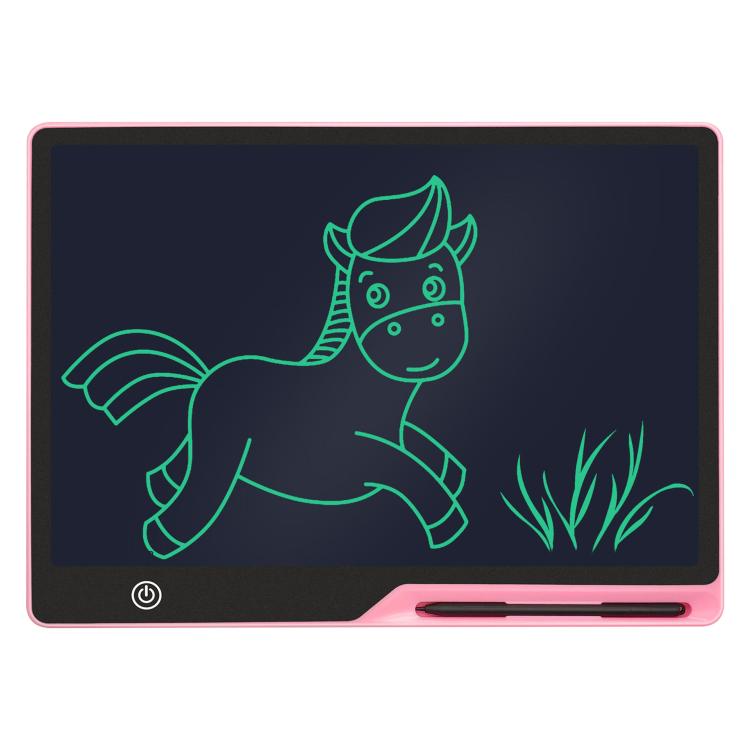 لوح رسم للأطفال قابل لإعادة الشحن 16 بوصة لوح كتابة LCD، كتابة وردي / أخضر، كتابة أسود / أخضر، كتابة أزرق / أخضر، كتابة وردي / ملون، كتابة أسود / ملون، كتابة أزرق / ملون