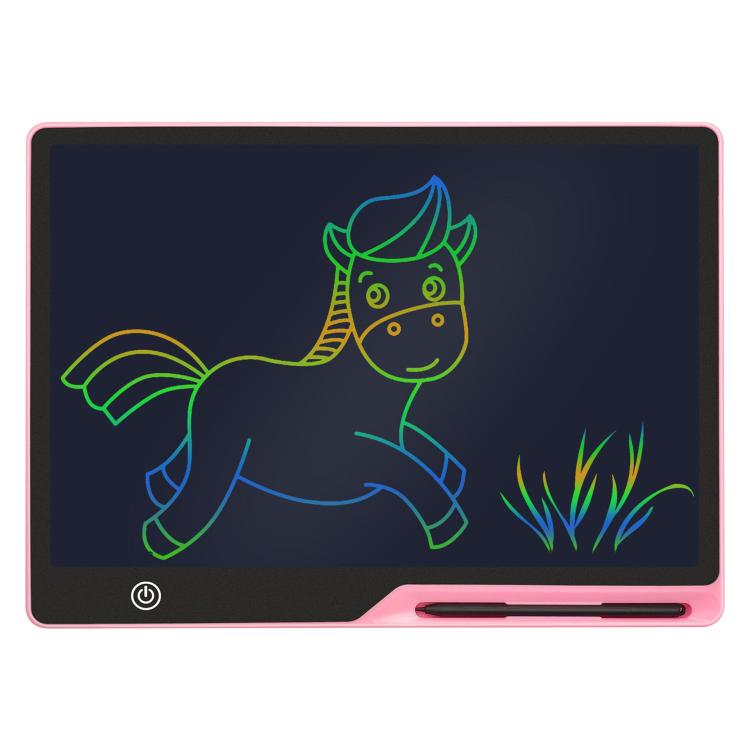 لوح رسم للأطفال قابل لإعادة الشحن 16 بوصة لوح كتابة LCD، كتابة وردي / أخضر، كتابة أسود / أخضر، كتابة أزرق / أخضر، كتابة وردي / ملون، كتابة أسود / ملون، كتابة أزرق / ملون