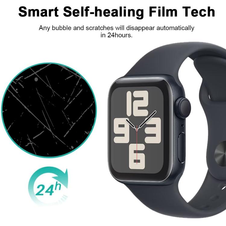 5pcs xDfind Soft Hydrogel Film Full Cover Front Protector, For Apple Watch Series 6&SE&5&4 44mm, For Apple Watch Series 6&SE&5&4 40mm, For Apple Watch Series 11 / 10 46mm, For Apple Watch Ultra 3 / 2 / 1 49mm, For Apple Watch Series 9 / 8 / 7 45mm     ...