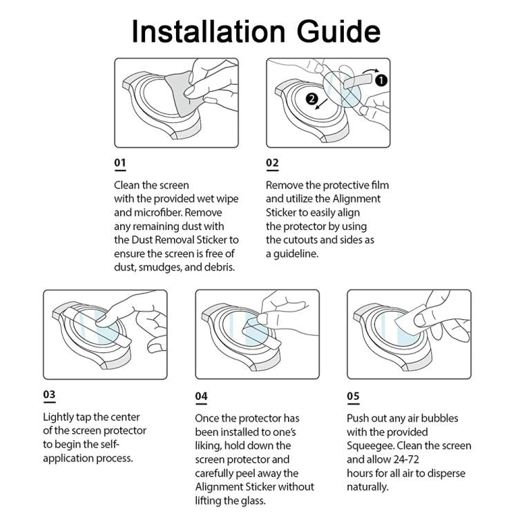 5pcs xDfind Soft Hydrogel Film Full Cover Front Protector, For Apple Watch Series 6&SE&5&4 44mm, For Apple Watch Series 6&SE&5&4 40mm, For Apple Watch Series 11 / 10 46mm, For Apple Watch Ultra 3 / 2 / 1 49mm, For Apple Watch Series 9 / 8 / 7 45mm     ...