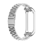 xDfind Metal Frame Integrated Three-beads Steel Watch Band, For Samsung Galaxy Fit 2