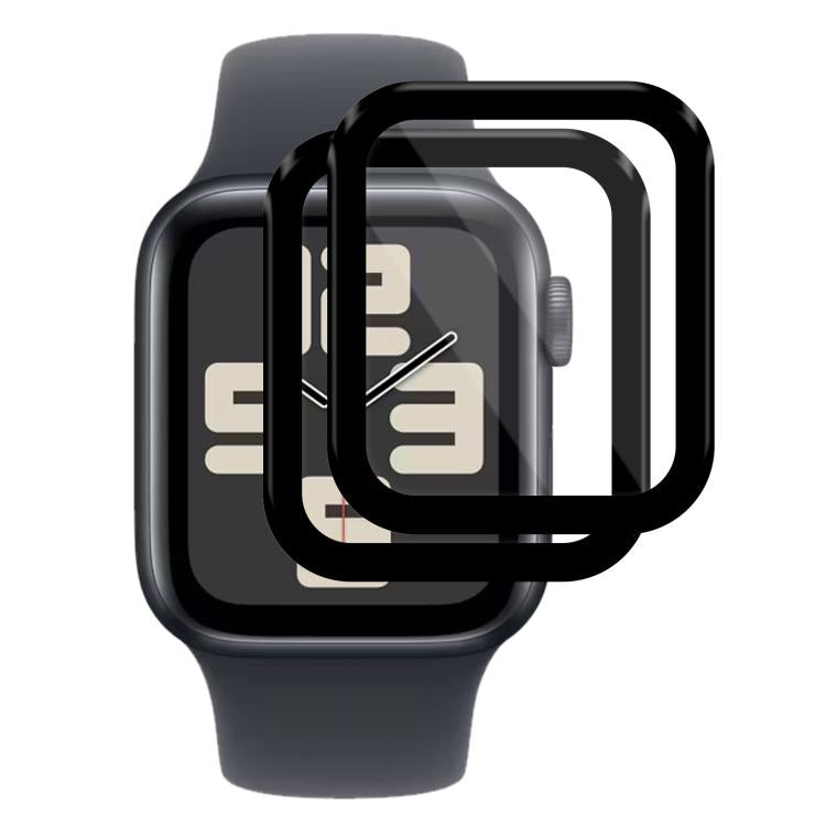 2 Stück xDfind Gebogene 3D-Schutzfolie aus weichem Verbundmaterial, passend für Apple Watch Series 6, SE, 5 und 4 (44 mm), Apple Watch Series 6, SE, 5 und 4 (40 mm), Apple Watch Series 11/10 (46 mm) und Apple Watch Ultra 3/2/1 (49 mm)...