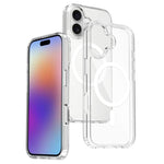 غطاء هاتف مقاوم للخدش من PC هجين مع TPU وMagsafe، لهواتف iPhone 17 Pro Max، iPhone 17 Pro، iPhone 17، iPhone Air