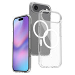 غطاء هاتف مقاوم للخدش من PC هجين مع TPU وMagsafe، لهواتف iPhone 17 Pro Max، iPhone 17 Pro، iPhone 17، iPhone Air
