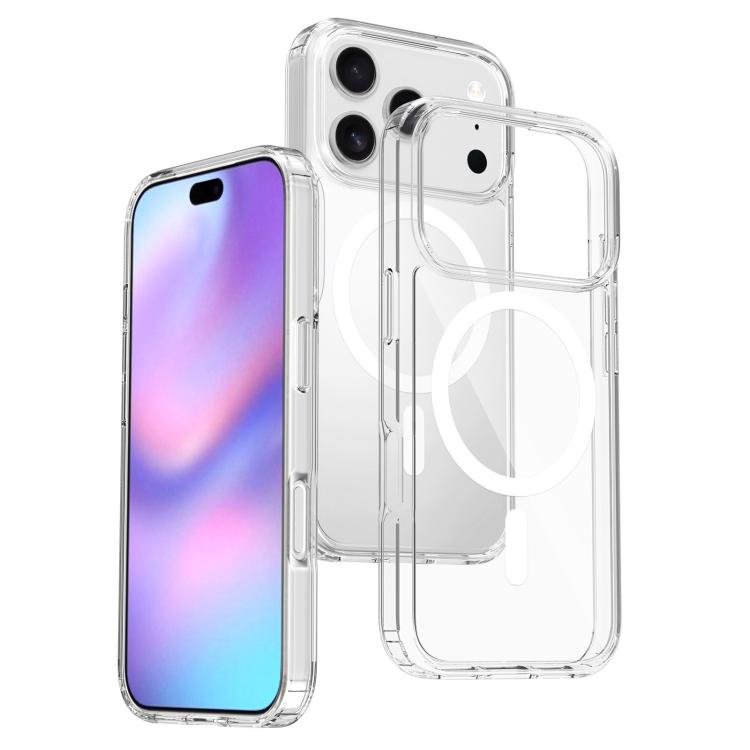 غطاء هاتف مقاوم للخدش من PC هجين مع TPU وMagsafe، لهواتف iPhone 17 Pro Max، iPhone 17 Pro، iPhone 17، iPhone Air