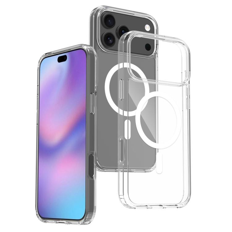 غطاء هاتف مقاوم للخدش من PC هجين مع TPU وMagsafe، لهواتف iPhone 17 Pro Max، iPhone 17 Pro، iPhone 17، iPhone Air