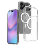 غطاء هاتف مقاوم للخدش من PC هجين مع TPU وMagsafe، لهواتف iPhone 17 Pro Max، iPhone 17 Pro، iPhone 17، iPhone Air