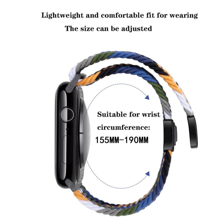 xDfind Magnetic Buckle Loop Woven Watch Band, For Apple Watch 46mm / 49mm / 45mm / 44mm, For Apple Watch 42mm / 41mm / 40mm / 38mm