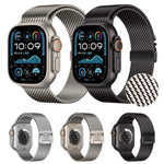 xDfind Umbrella Buckle Think Mesh Milanese Stainless Steel Watch Band, For Apple Watch 46mm / 49mm / 45mm / 44mm Think Mesh