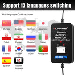 KONNWEI BK300 6V / 12V / 24V Car Bluetooth 5.0 Battery Monitor Diagnostic Tool, BK300
